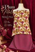 Plum Petals – 2PC Floral Linen Suit 🌷✨ | Merium’s Wear 🤍👗