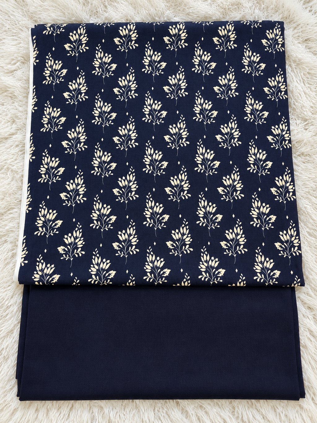 💙 Naqsh E Neel – 2PC Linen Unstitched Collection | Merium’s Wear ✨