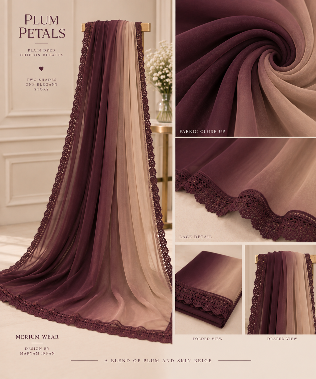 Plum Petals – 2PC Floral Linen Suit 🌷✨ | Merium’s Wear 🤍👗